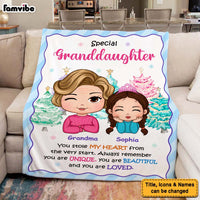 Personalized Gift For Granddaughter You Are Unique Blanket 29814 thumb 1