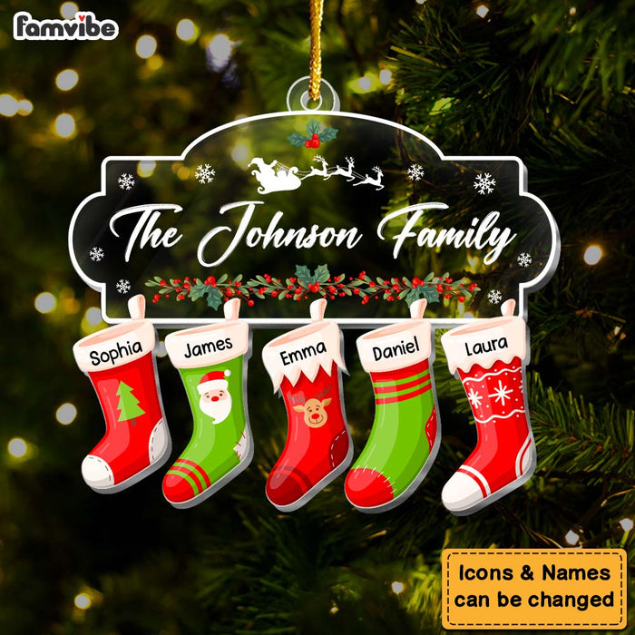 Personalized Stockings Family Gift Christmas Ornament 29817 1