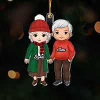 Personalized Old Couple Ornament 29818 thumb 1