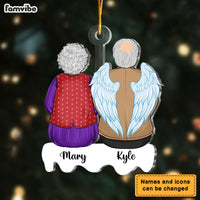 Personalized Gift For Lost Loved One Old Couple Memorial Ornament 29820 thumb 1