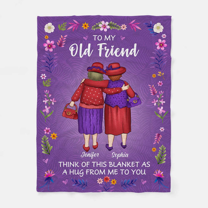 Personalized Gift For Friend To My Old Friend Blanket 29821 1
