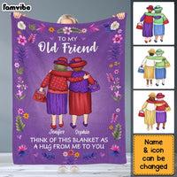 Personalized Gift For Friend To My Old Friend Blanket 29821 thumb 1