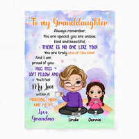 Personalized Gift For Granddaughter You Are Beautiful Blanket 29823 thumb 1