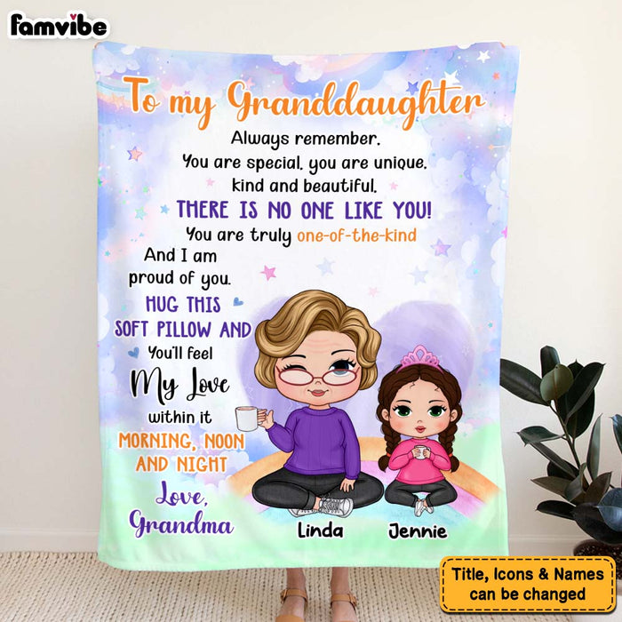 Personalized Gift For Granddaughter You Are Beautiful Blanket 29823 1