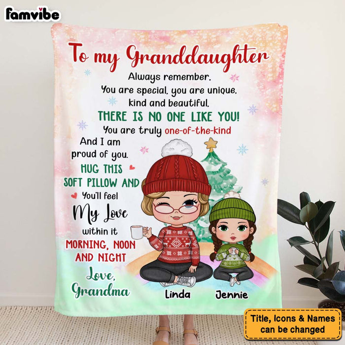 Personalized Gift For Granddaughter You Are Beautiful Blanket 29823 1