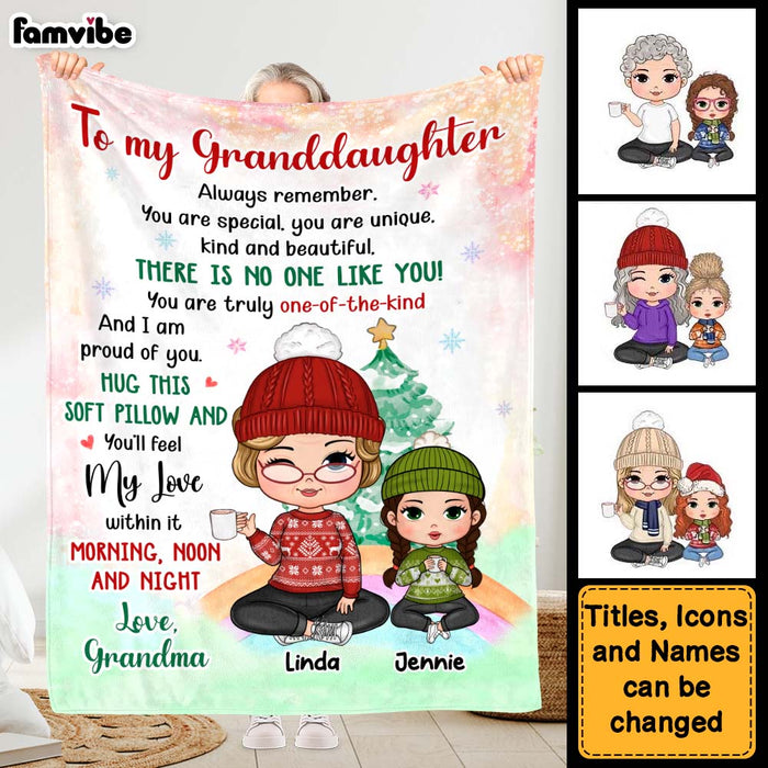 Personalized Gift For Granddaughter You Are Beautiful Blanket 29823 1