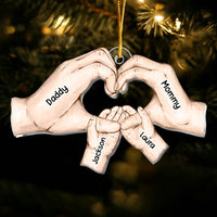 Personalized Family Hand Ornament 29829 thumb 1