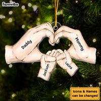 Personalized Family Hand Ornament 29829 thumb 1