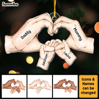 Personalized Family Hand Ornament 29829 thumb 1