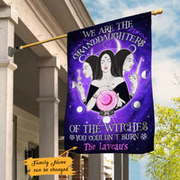 Personalized Halloween Granddaughters Of Witches Flag JL172 95O47 thumb 1