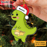 Personalized Pregnant Dinosaur Ornament 29838 thumb 1