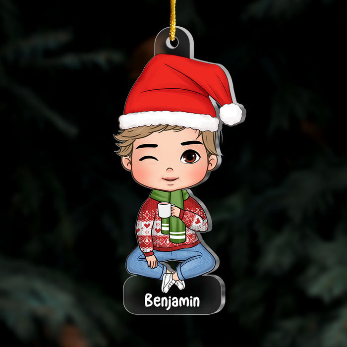 Personalized Gift For Grandson Ornament 29840 1