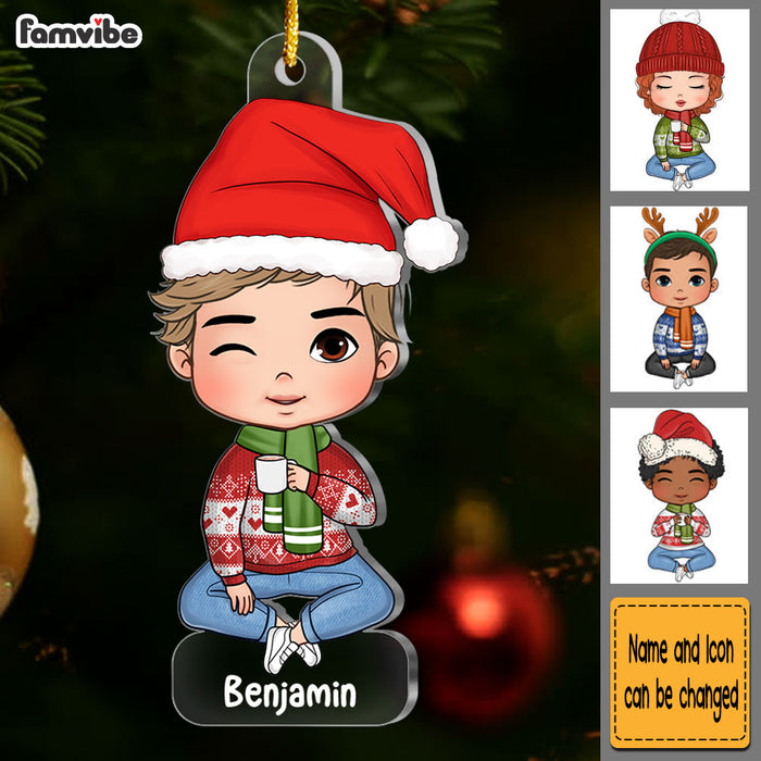 Personalized Gift For Grandson Ornament 29840 1