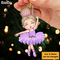 Personalized Gift For Granddaughter Loves Ballet Ornament 29845 thumb 1