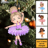 Personalized Gift For Granddaughter Loves Ballet Ornament 29845 thumb 1