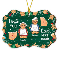 Personalized Friends I Wish You Lived Next Door Benelux Ornament 29848 thumb 1