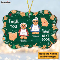 Personalized Friends I Wish You Lived Next Door Benelux Ornament 29848 thumb 1