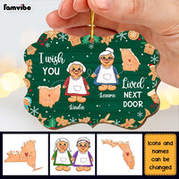 Personalized Friends I Wish You Lived Next Door Benelux Ornament 29848 thumb 1
