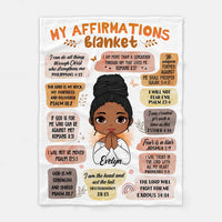 Personalized Affirmations Blanket Inspirational Gift For Daughter 29861 thumb 1