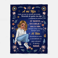 Personalized Gift For Daughter Spanish A Mi Hija Blanket 29868 thumb 1