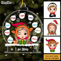 Personalized Gift For Granddaughter  I Am Kind Snow Ornament 29878 thumb 1