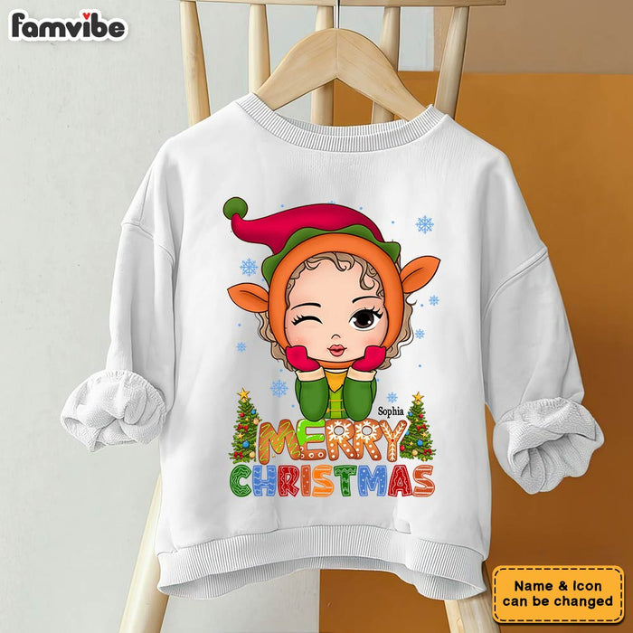 Personalized Christmas Gift For Granddaughter Merry Christmas Kid Sweatshirt 29886 1