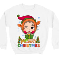 Personalized Christmas Gift For Granddaughter Merry Christmas Kid Sweatshirt 29886 thumb 1