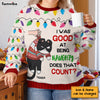 Personalized Christmas Gift I Was Good At Being Naughty Cat Ugly Sweater 29889 1