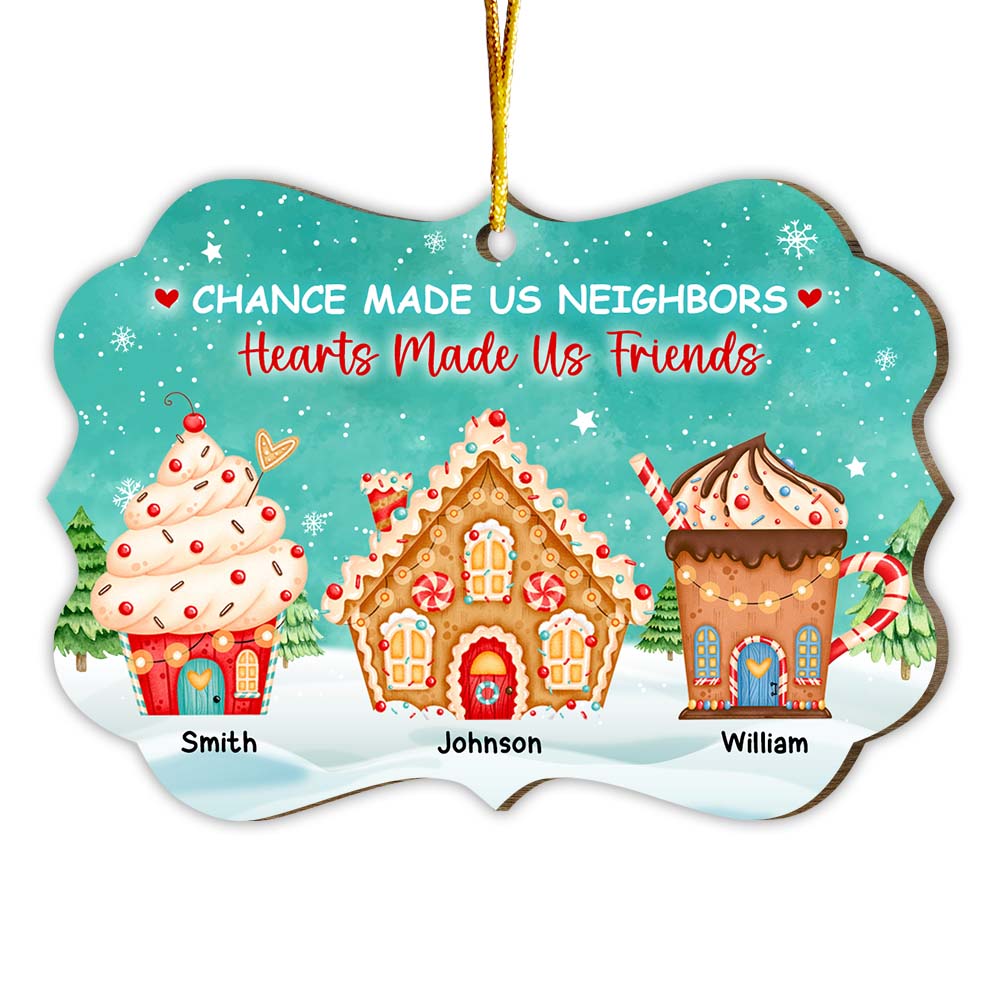 Personalized Friendship Neighbor Gift Christmas Benelux Ornament 29890 Primary Mockup