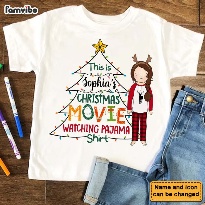 Personalized Christmas Gift For Granddaughter Movie Watching Kid T Shirt - Kid Hoodie - Kid Sweatshirt 29898 1