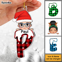 Personalized Gift For Grandkid Christmas Alphabet Ornament 29902 thumb 1