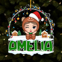 Personalized Gift For Granddaughter Custom Name Ornament 29906 thumb 1