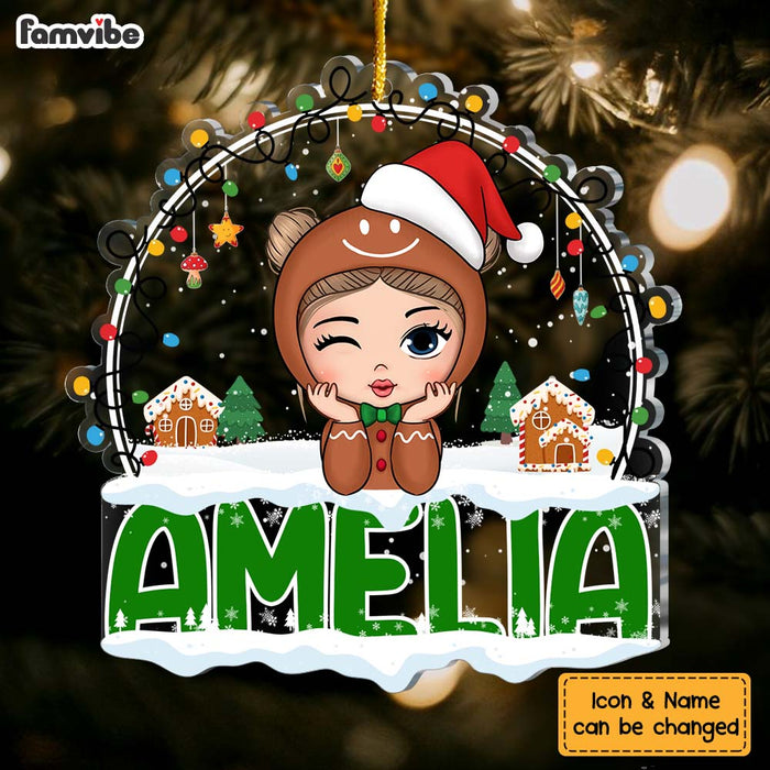 Personalized Gift For Granddaughter Custom Name Ornament 29906 1