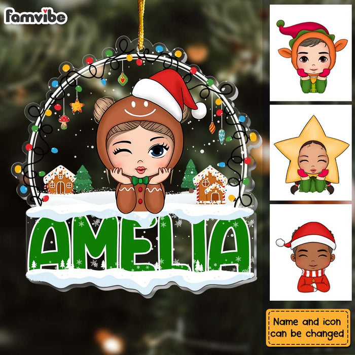 Personalized Gift For Granddaughter Custom Name Ornament 29906 1