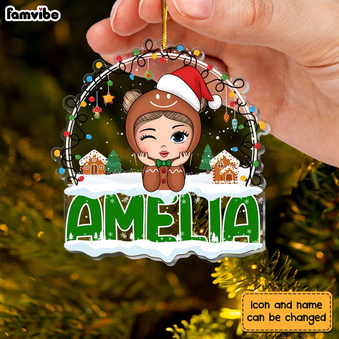Personalized Gift For Granddaughter Custom Name Ornament 29906 1