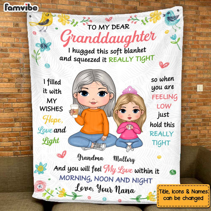 Personalized Gift For Granddaughter Hug This Blanket 29907 1