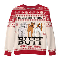 Personalized Christmas Gift We Wish You Nothing Ugly Sweater 29915 thumb 1