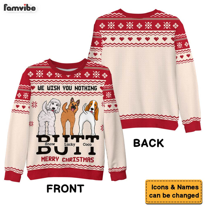 Personalized Christmas Gift We Wish You Nothing Ugly Sweater 29915 1