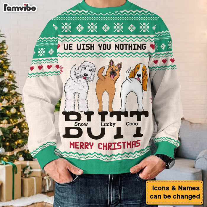 Personalized Christmas Gift We Wish You Nothing Ugly Sweater 29915 1