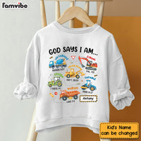 Personalized Gifts For Grandson Construction Machines I Am Kid T Shirt - Kid Hoodie - Kid Sweatshirt 29917 thumb 1