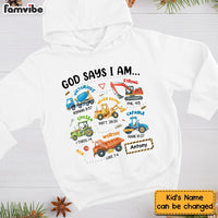 Personalized Gifts For Grandson Construction Machines I Am Kid T Shirt - Kid Hoodie - Kid Sweatshirt 29917 thumb 1