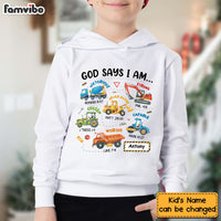 Personalized Gifts For Grandson Construction Machines I Am Kid T Shirt - Kid Hoodie - Kid Sweatshirt 29917 thumb 1