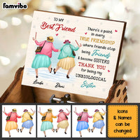 Personalized Gift For Friends Unbiological Sister Music Box 29919 thumb 1