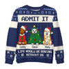 Personalized Gift For Dog Lover Admit It Life Would Be Boring Ugly Sweater 29920 1