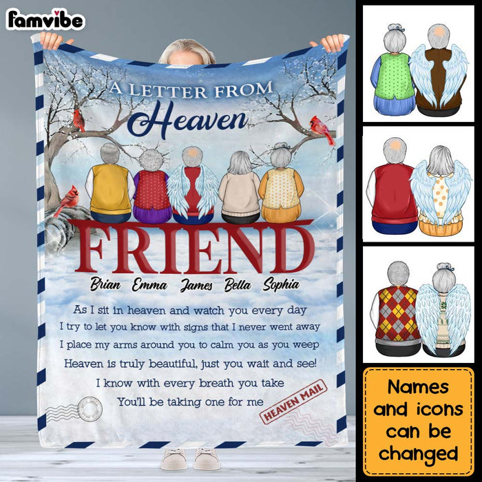 Personalized Memorial Christmas Friendship Blanket 29921 1