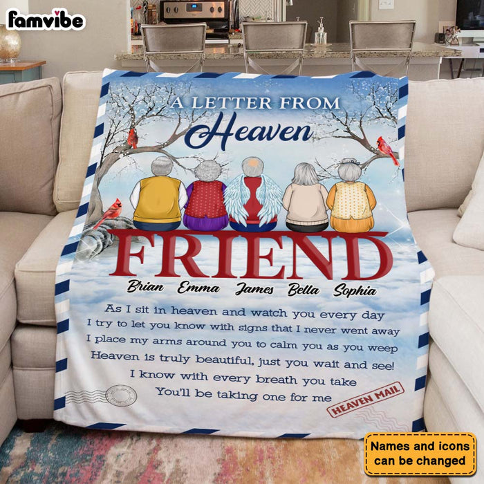 Personalized Memorial Christmas Friendship Blanket 29921 1