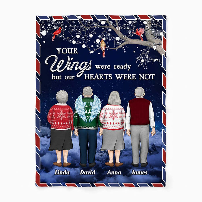 Personalized Memorial Christmas Gift For Friend Blanket 29922 1