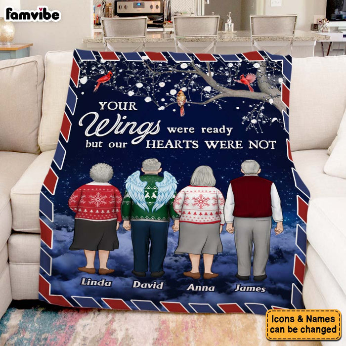 Personalized Memorial Christmas Gift For Friend Blanket 29922 1
