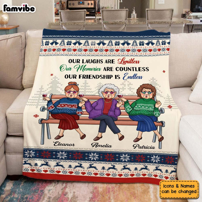 Personalized Our Friendship Is Endless Blanket 29928 1