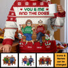 Personalized Gift For Couple You And Me And The Dogs Ugly Sweater 29933 1